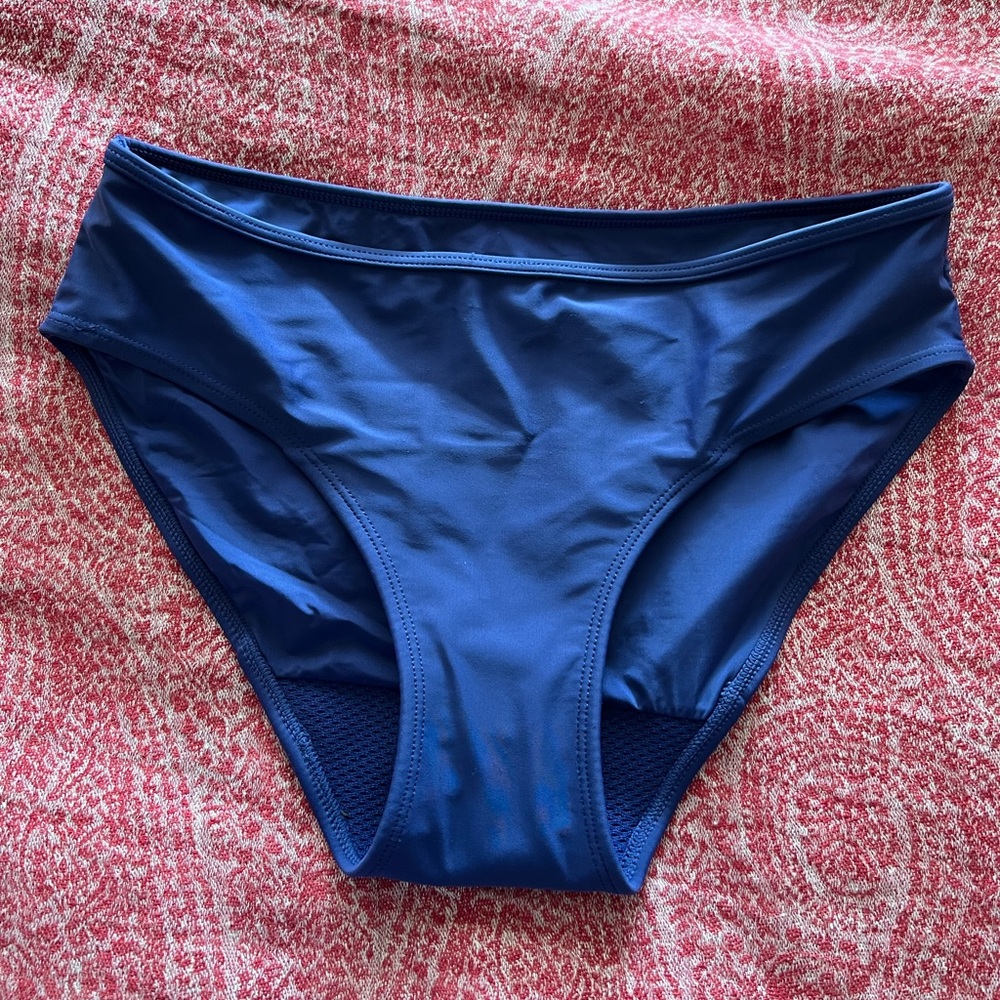 Modibodi Teen Period Proof Swim Bikini Brief Navy Size 14-16